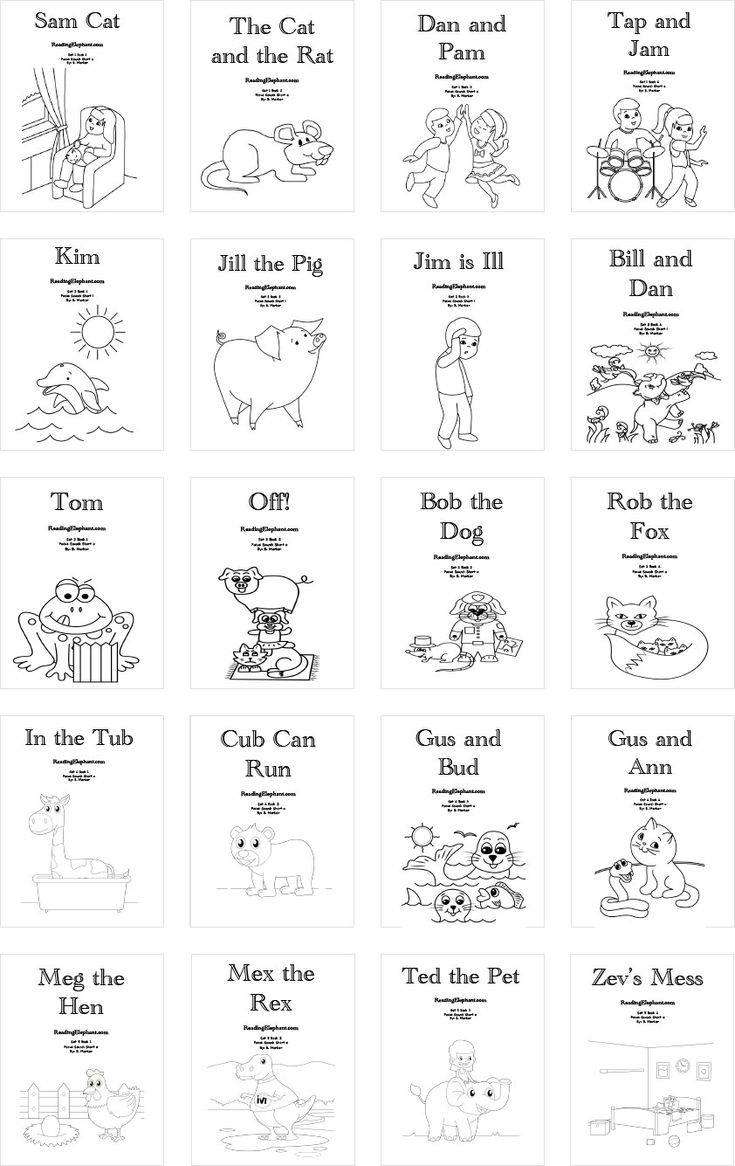 Bundle Special - Printable Phonics Books - Reading Elephant with regard to Free Printable Phonics Books