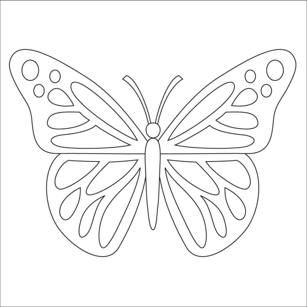 Butterfly Coloring Page: Free Printable Sheets For Kids with regard to Free Printable Butterfly