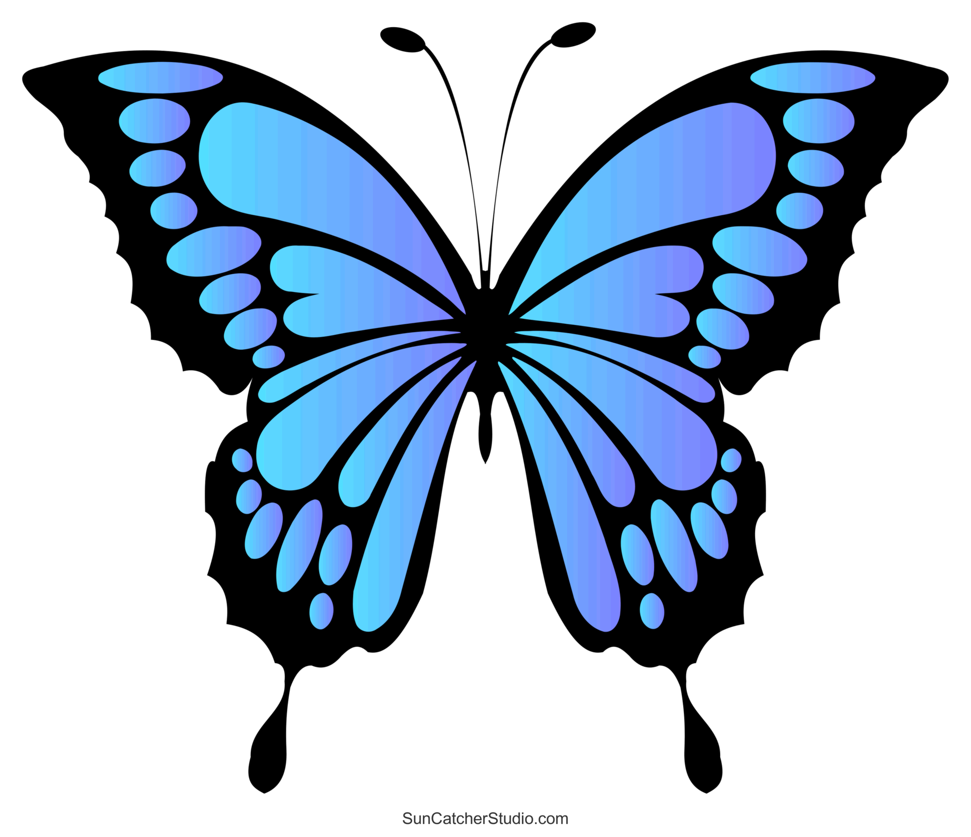 Butterfly Svg Files (Printable Templates, Patterns, &amp;amp; Clipart for Free Printable Butterfly Pictures