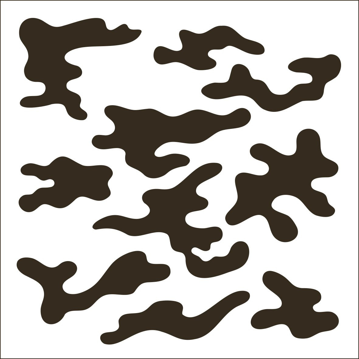 Camouflage Stencil - High Quality Military Effect for Free Printable Camouflage Stencils