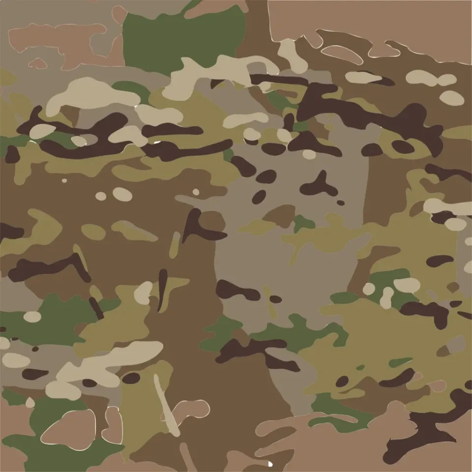 Camouflage Stencil Setsamk3D | Download Free Stl Model inside Free Printable Camo Stencils