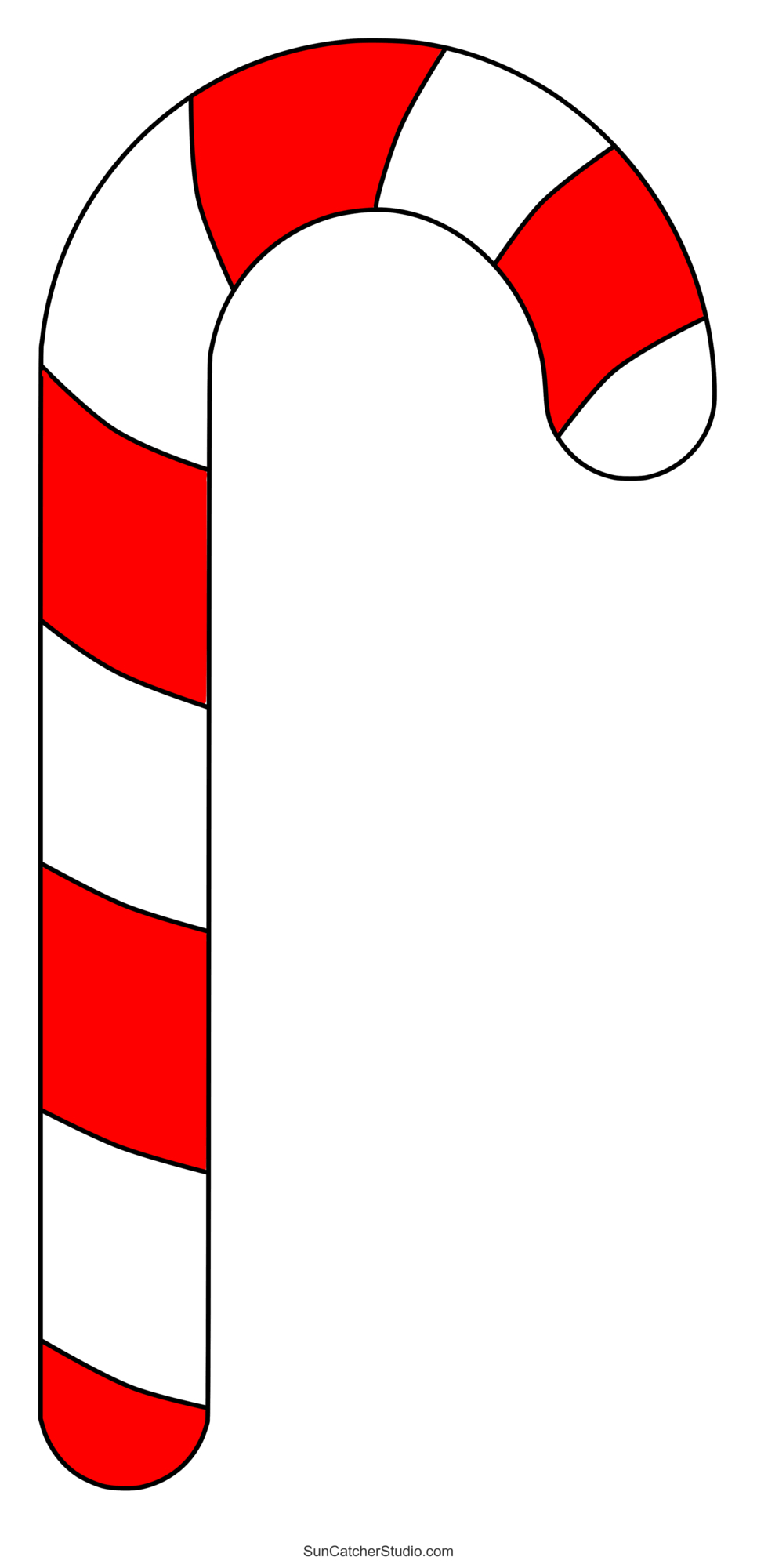 Candy Cane Templates (Free Printable Patterns &amp;amp; Stencils) – Free within Free Candy Cane Template Printable