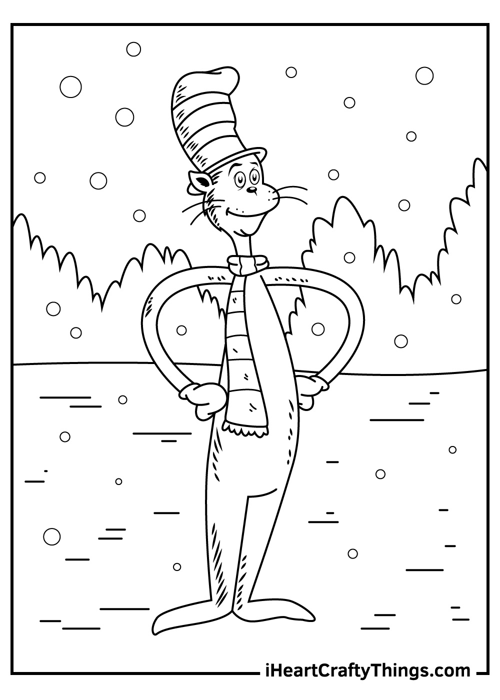 Cat In The Hat Coloring Pages (100% Free Printables) - Worksheets with regard to Free Printable Cat In The Hat Pictures