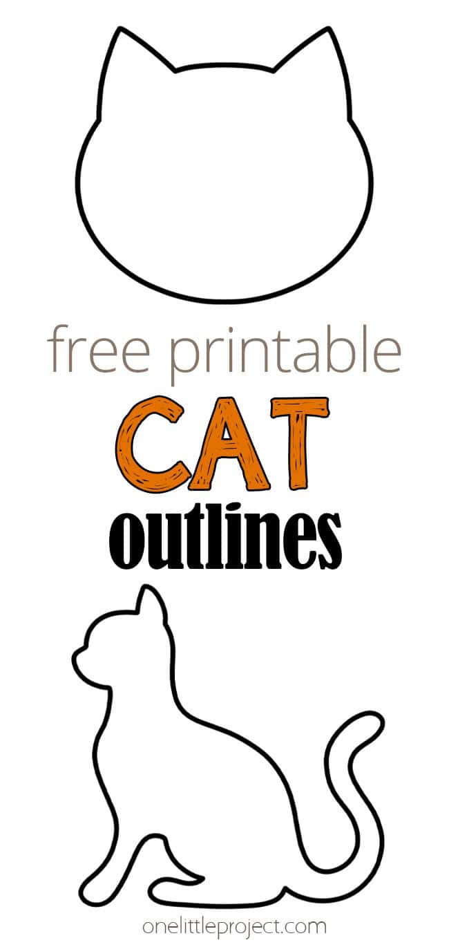 Cat Outline | Free, Printable Cat Template Shapes pertaining to Free Printable Cat Silhouette