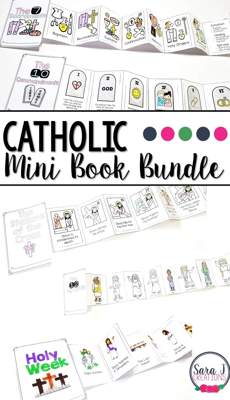 Catholic Mini Books To Teach The Faith | Sara J Creations inside Free Printable Catholic Mass Book