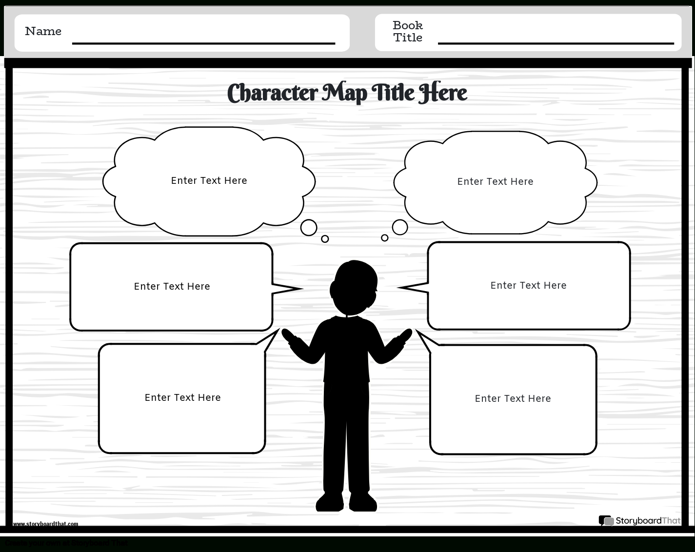 Character Map Worksheetsstoryboard That regarding Free Printable Character Map