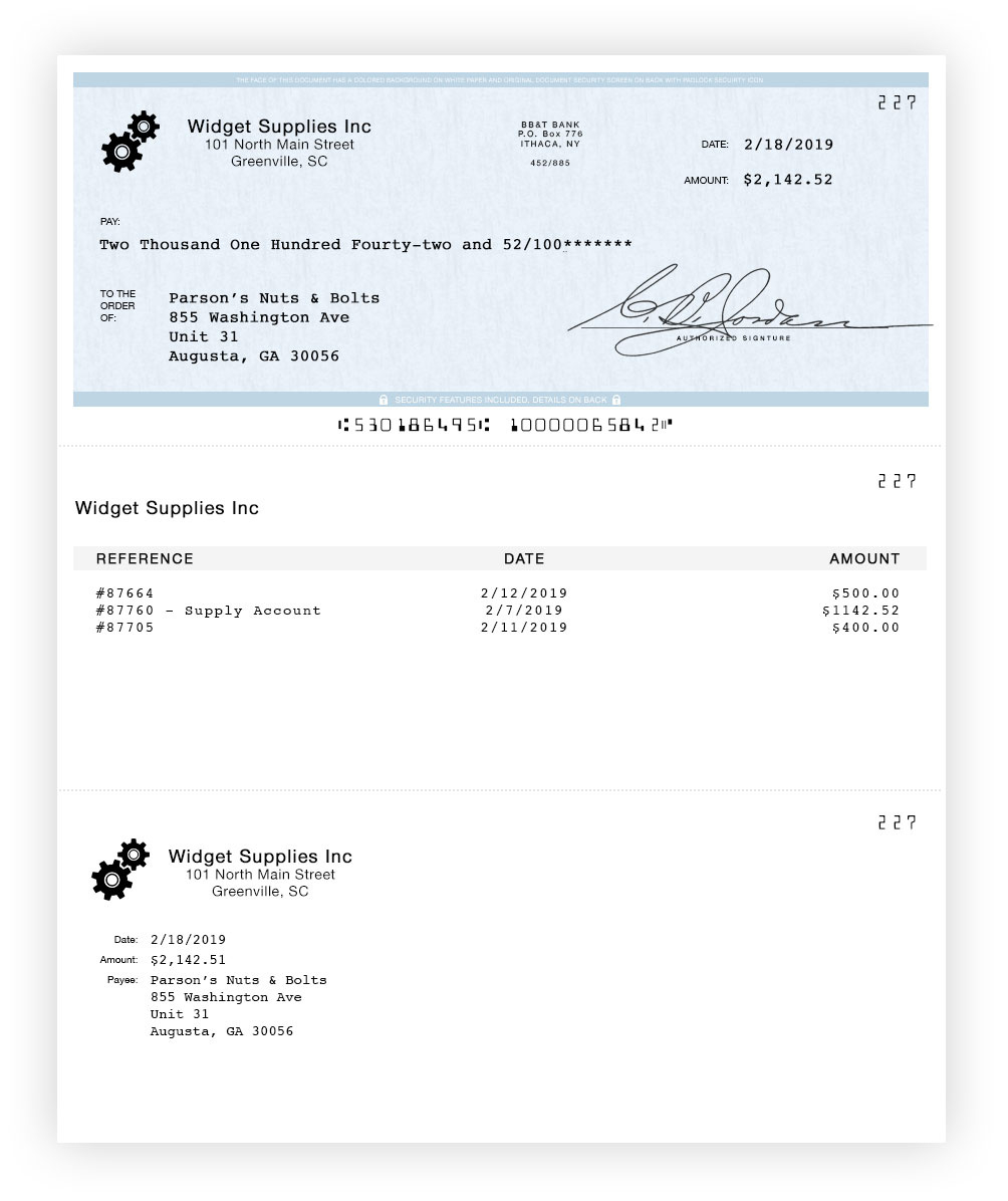Checkeeper | Online Check Printing Software within Free Printable Checks