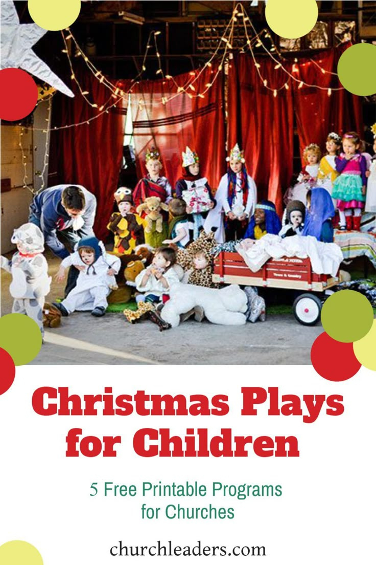 Children&amp;#039;S Christmas Plays For Church: 5 Free Programs in Free Printable Christmas Plays For Sunday School