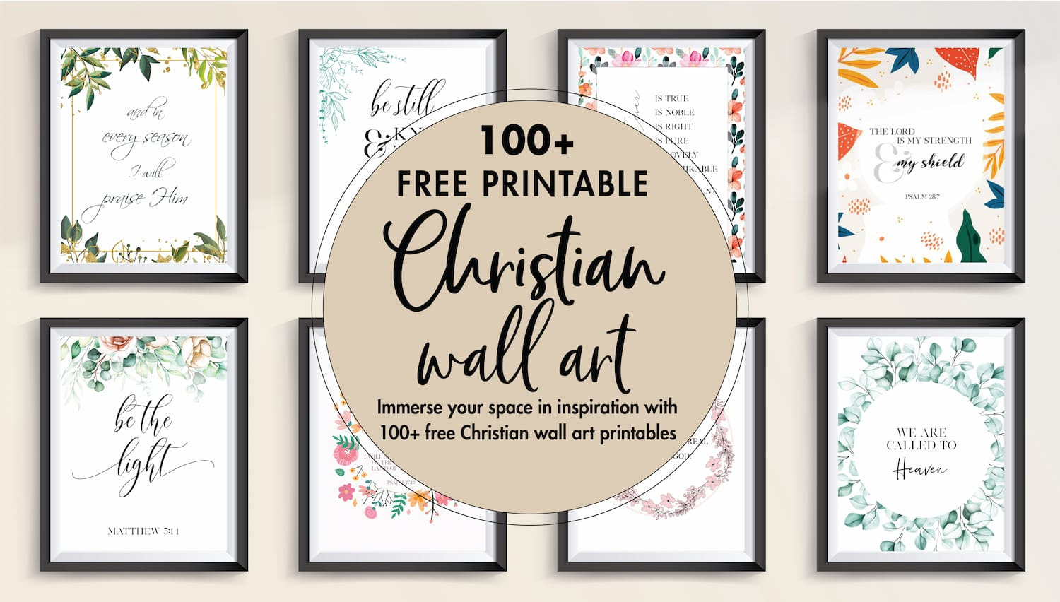Christian Wall Art - World Of Printables inside Free Printable Christian Art