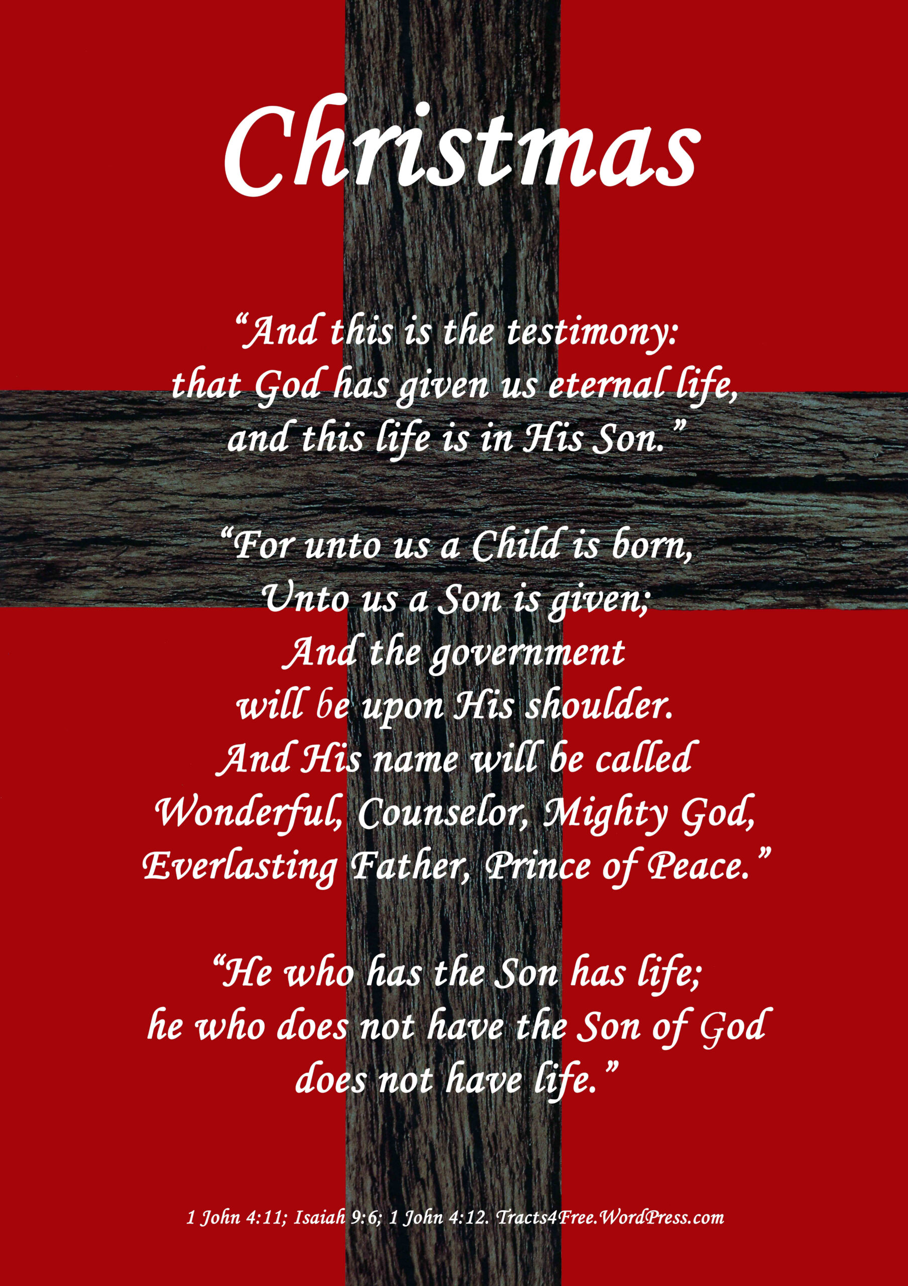 Christmas Cards And Posters | Tracts4Free pertaining to Free Printable Christian Christmas Greeting Cards