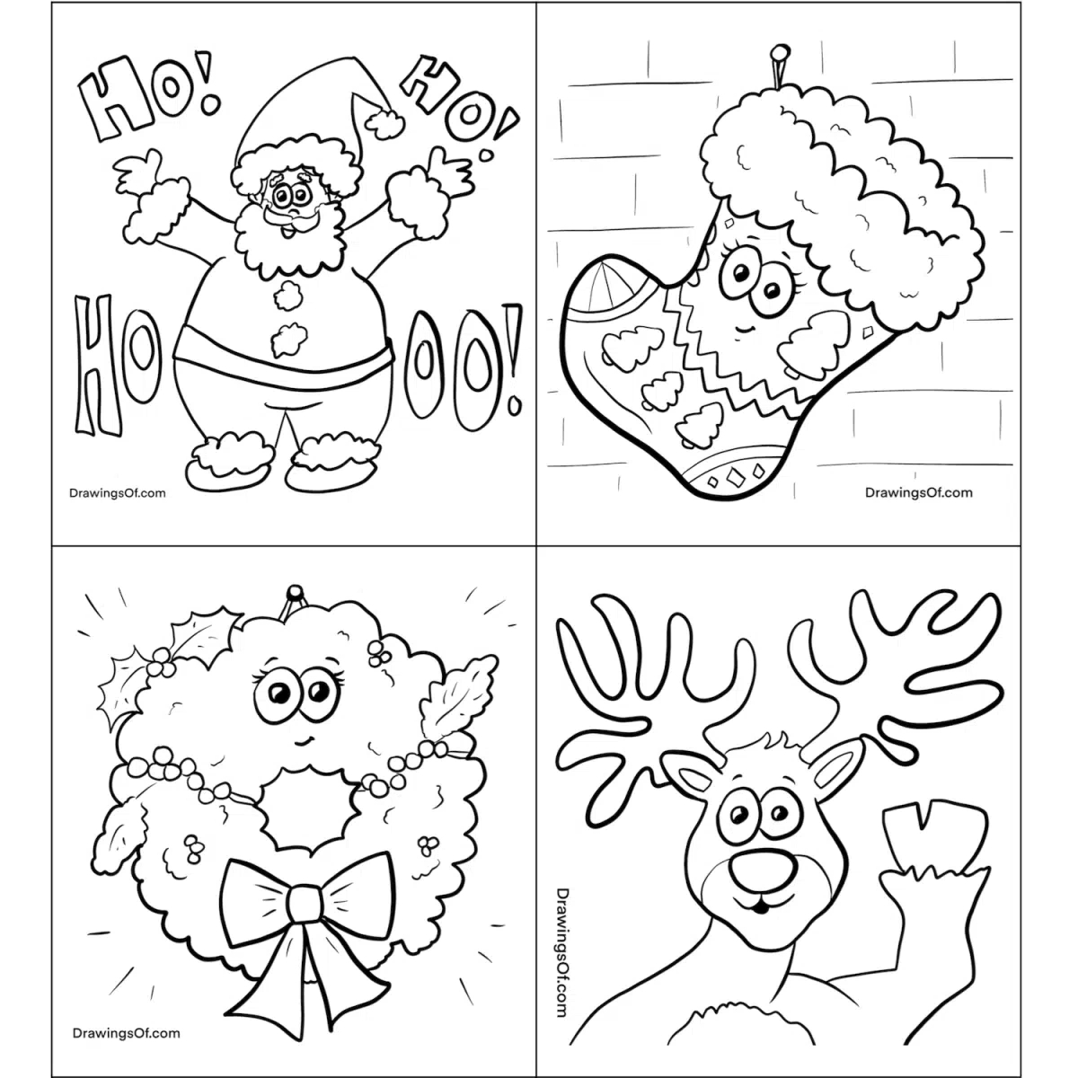 Christmas Coloring Pages: Free Printable Sheets - Drawings Of pertaining to Free Printable Christmas Coloring Pages For Kids