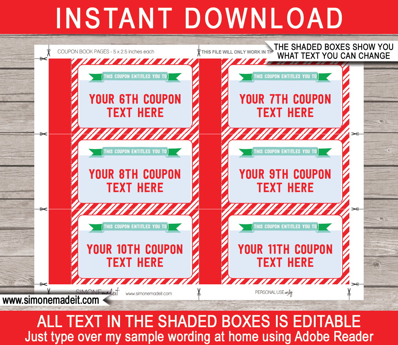 Christmas Coupon Book with regard to Free Printable Coupons Ontario