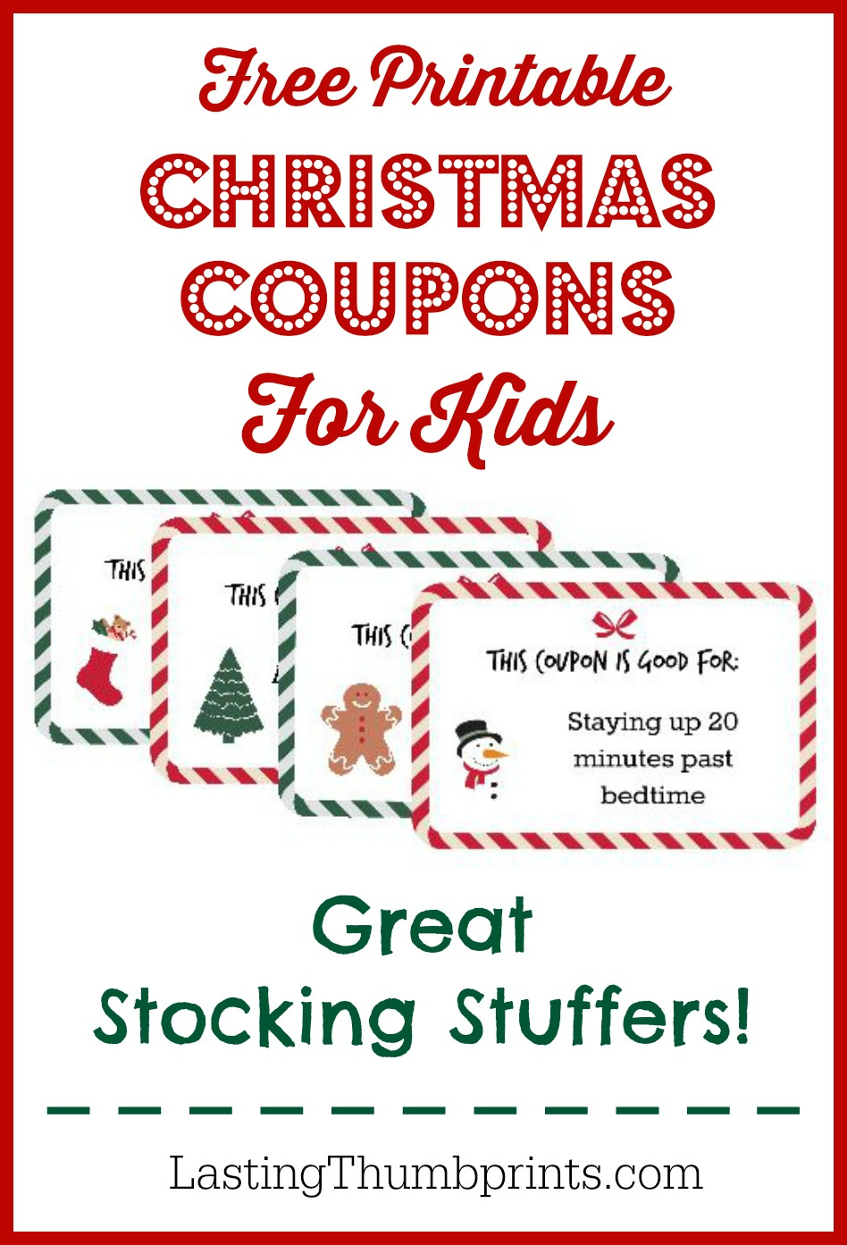 Christmas Coupons For Kids - Free Printable! - Worksheets Library with regard to Free Printable Coupons 2017