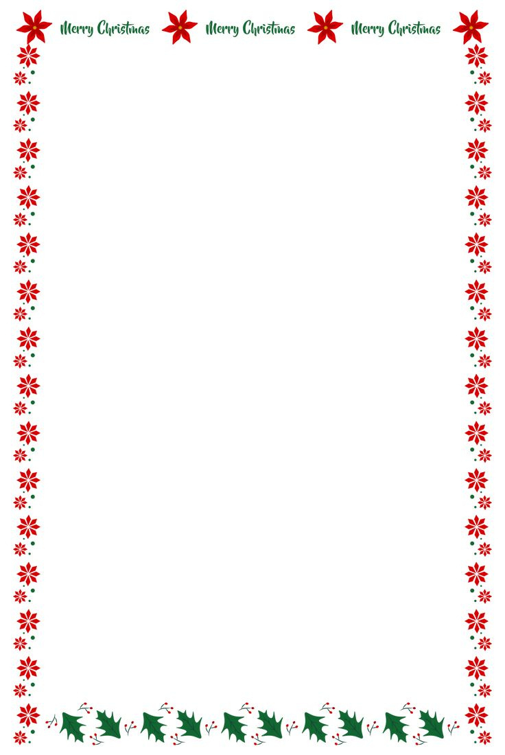 Christmas Letter Head - 14 Free Pdf Printables | Printablee intended for Free Printable Christmas Letterhead
