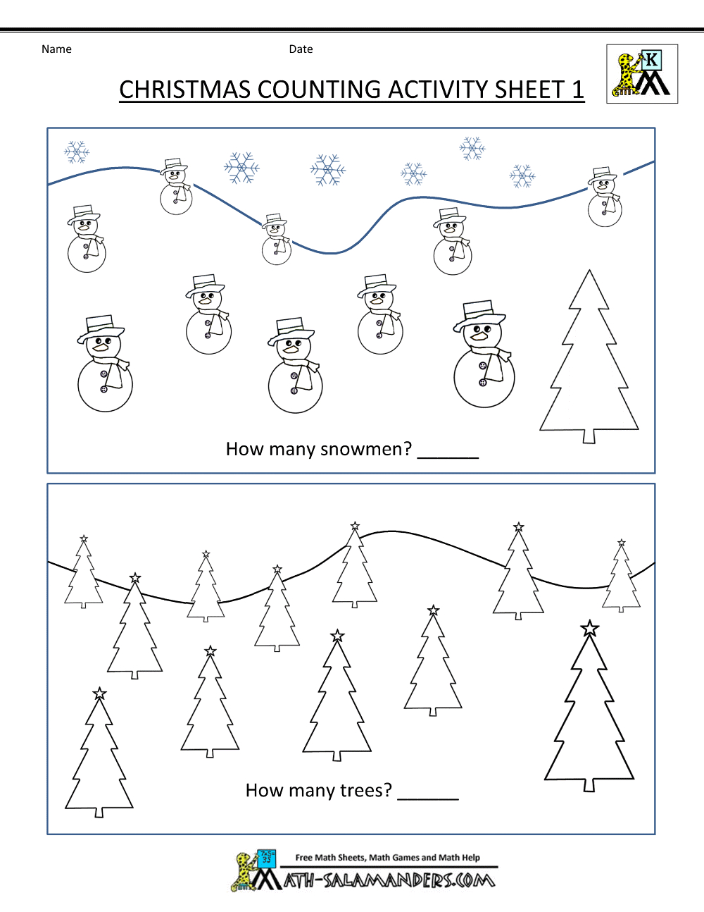 Christmas Maths Worksheets - Worksheets Library in Free Printable Christmas Maths Worksheets Ks1