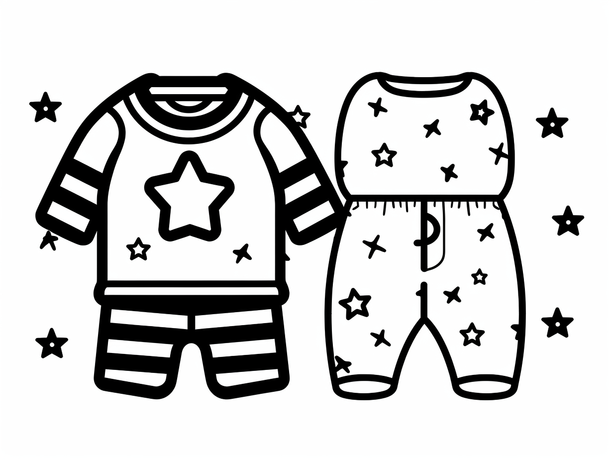 Christmas Pajamas Coloring Pages: Top 24 Free Printable Designs regarding Free Printable Pajama Coloring Pages