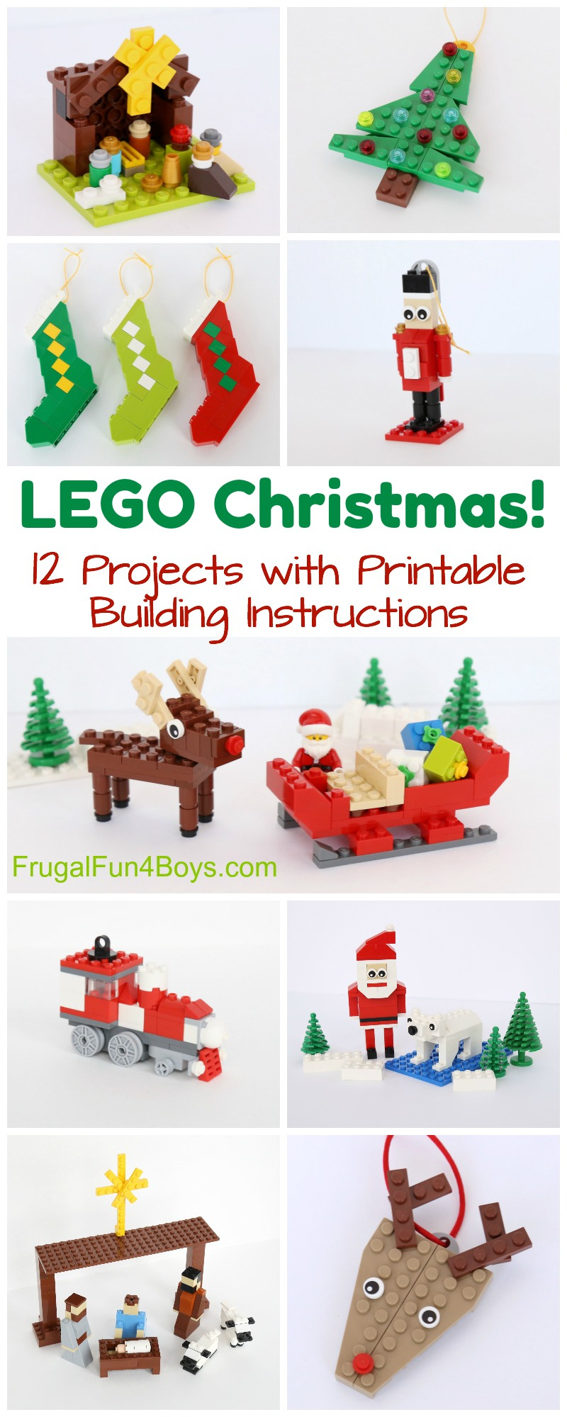 Christmas Projects To Build With Lego® Bricks - Printable Building throughout Free Printable Lego Instructions