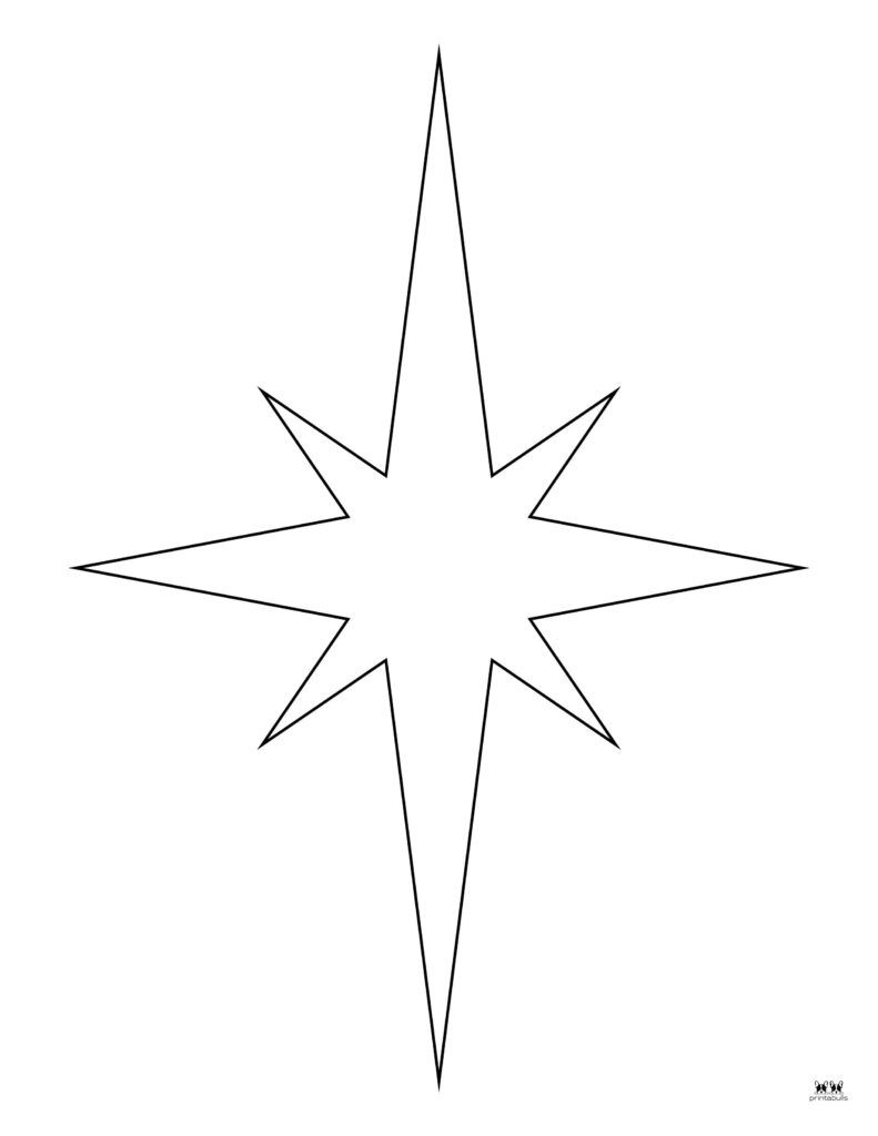 Christmas Stars - 25 Free Printables | Printabulls within Free Printable Christmas Star Coloring Pages
