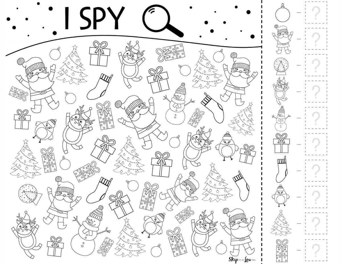Christmas Worksheets | Skip To My Lou regarding Free Printable Holiday Worksheets