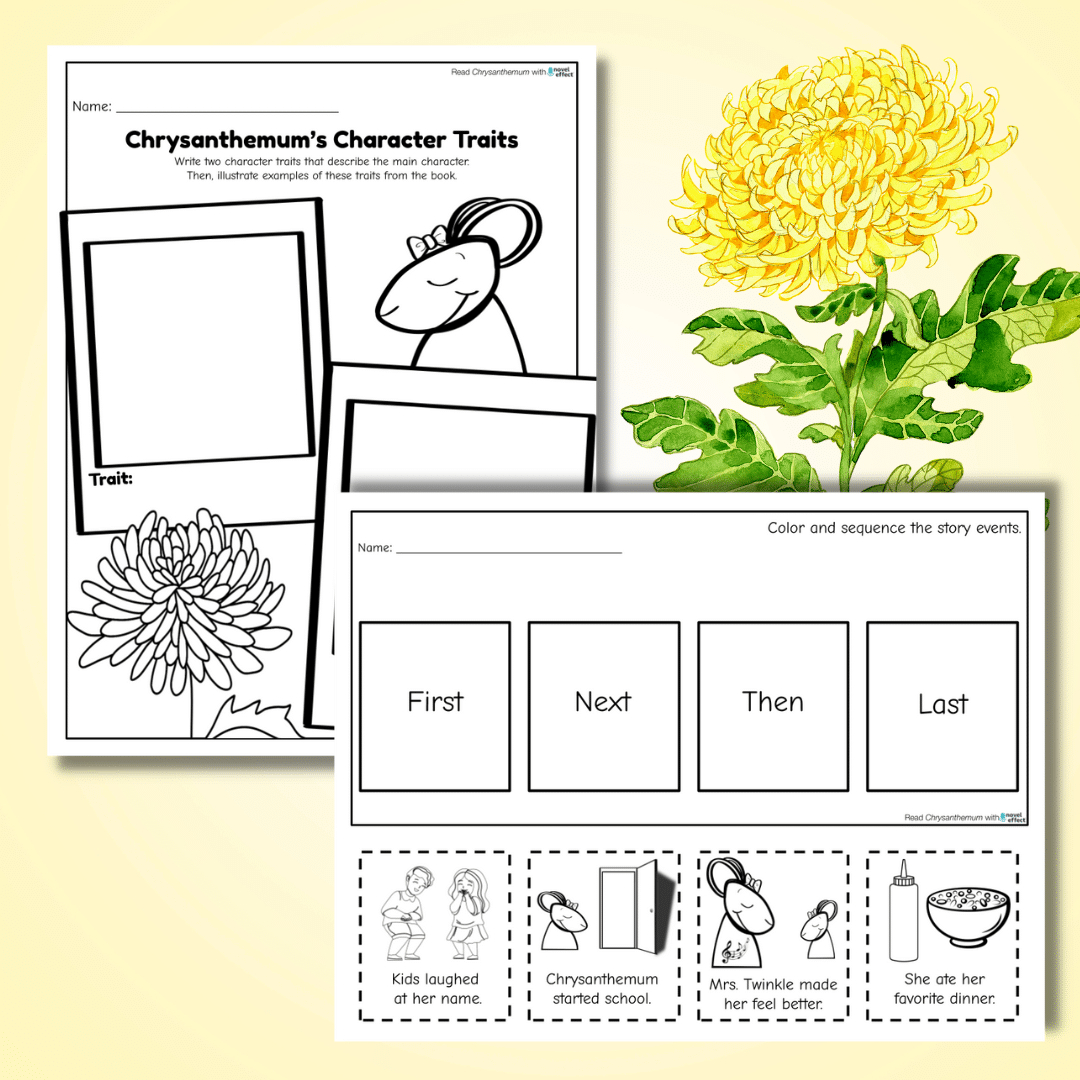 Chrysanthemum Activities - Novel Effect - Worksheets Library inside Chrysanthemum Free Printable Activities