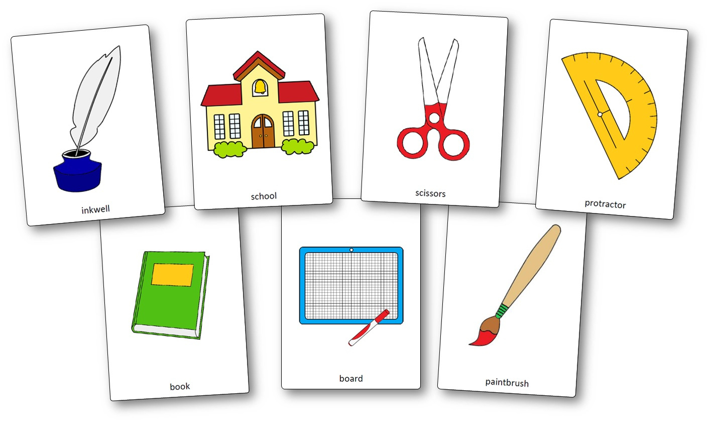 Classroom Objects Flashcards - Free Printable Flashcards - Speak with regard to Free Printable Vocabulary Flashcards