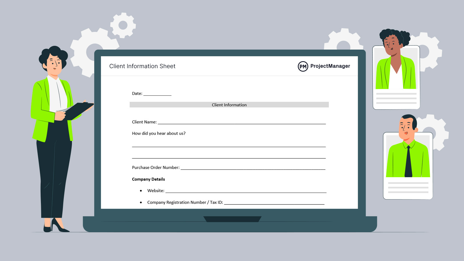 Client Information Sheet Template For Word (Free Download) inside Free Printable Customer Information Sheets