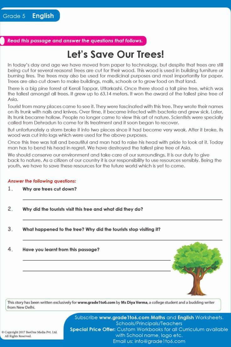 Comprehension Passage regarding Free Printable Worksheets Reading Comprehension 5Th Grade