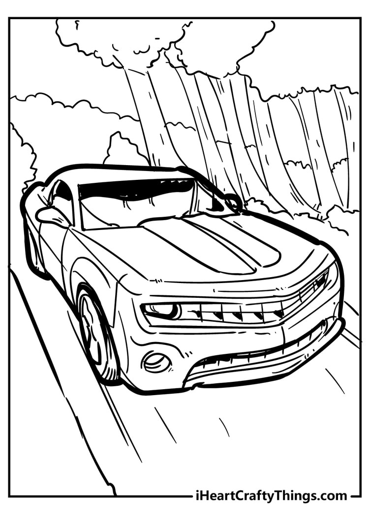 Cool Car Coloring Pages (100% Free Printables) - Worksheets Library with Cars Colouring Pages Printable Free
