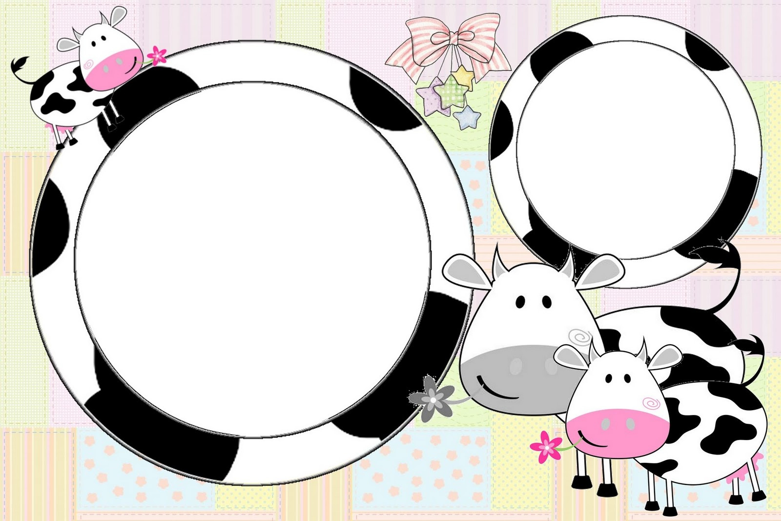 Cow And Patchwork Free Printable Invitations. - Oh My Fiesta! In pertaining to Free Printable Cow Birthday Invitations