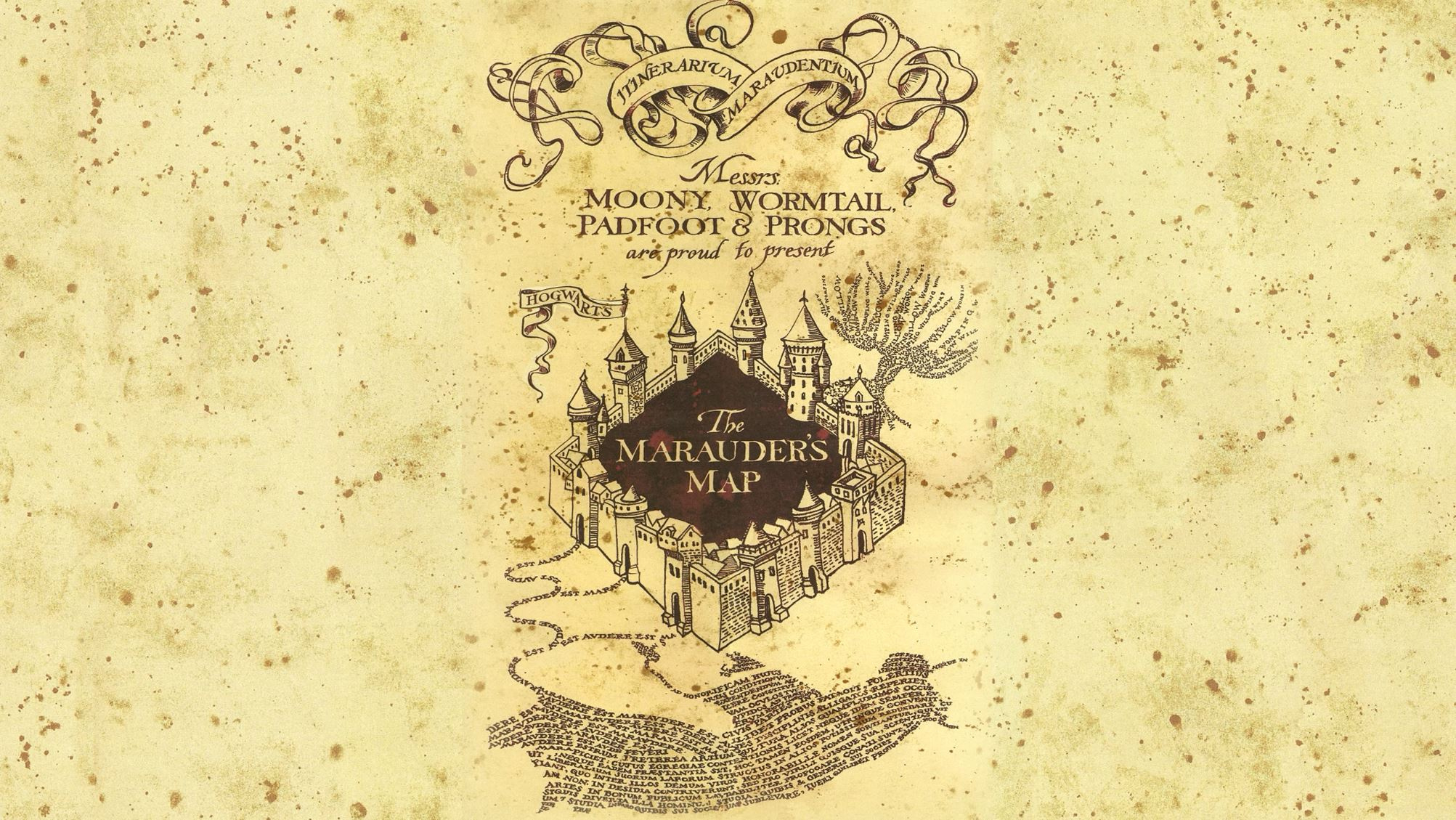 Create An Interactive Harry Potter Marauder'S Map With A Raspberry for Free Printable Marauders Map