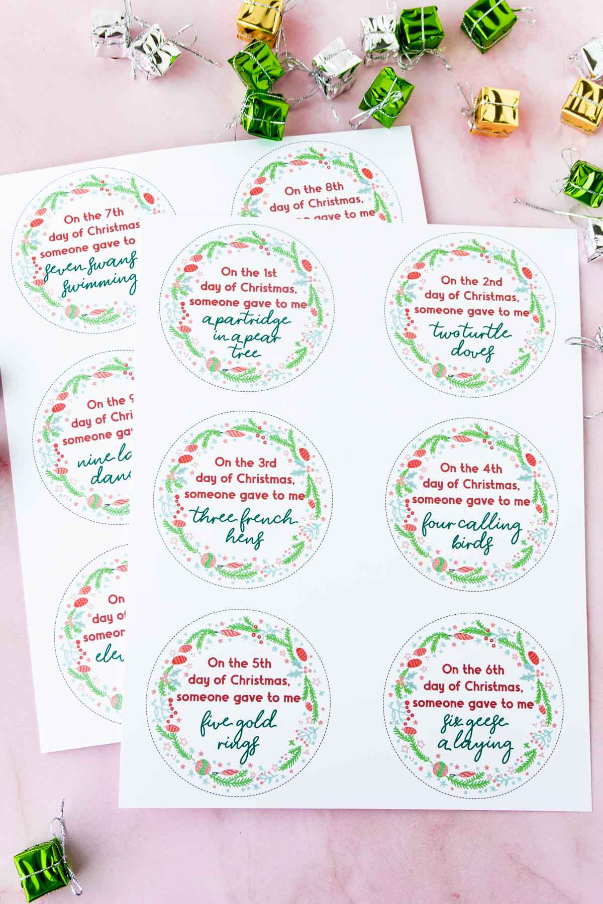 Creative 12 Days Of Christmas Gifts & Free Gift Tags - Play Party Plan with regard to Free Printable 12 Days Of Christmas Gift Tags