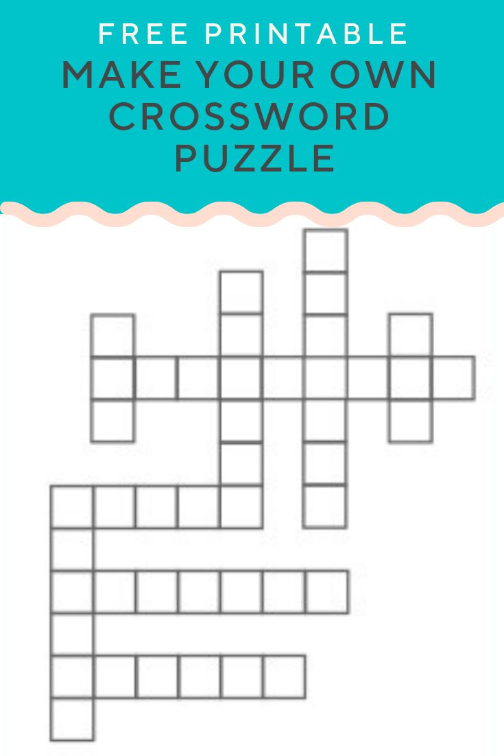 Crossword Puzzle Generator throughout Make Your Own Crossword Puzzle Free Printable