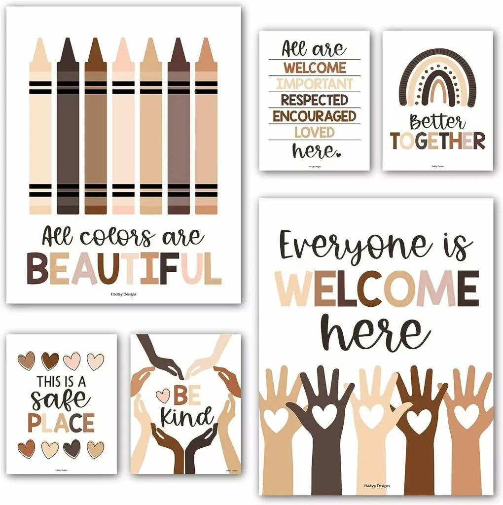 Cultural Diversity Posters For Classroom - Educators Technology pertaining to Free Printable Multicultural Posters