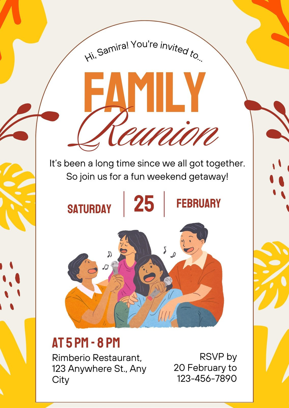 Customize 17+ Family Reunion Invitations Templates Online - Canva within Free Printable Family Reunion Invitations
