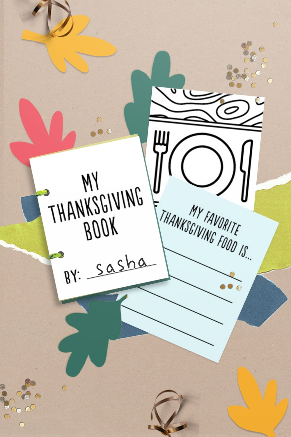 Cute Free Printable Thanksgiving Activity Books For Kids! regarding Free Thanksgiving Mini Book Printable