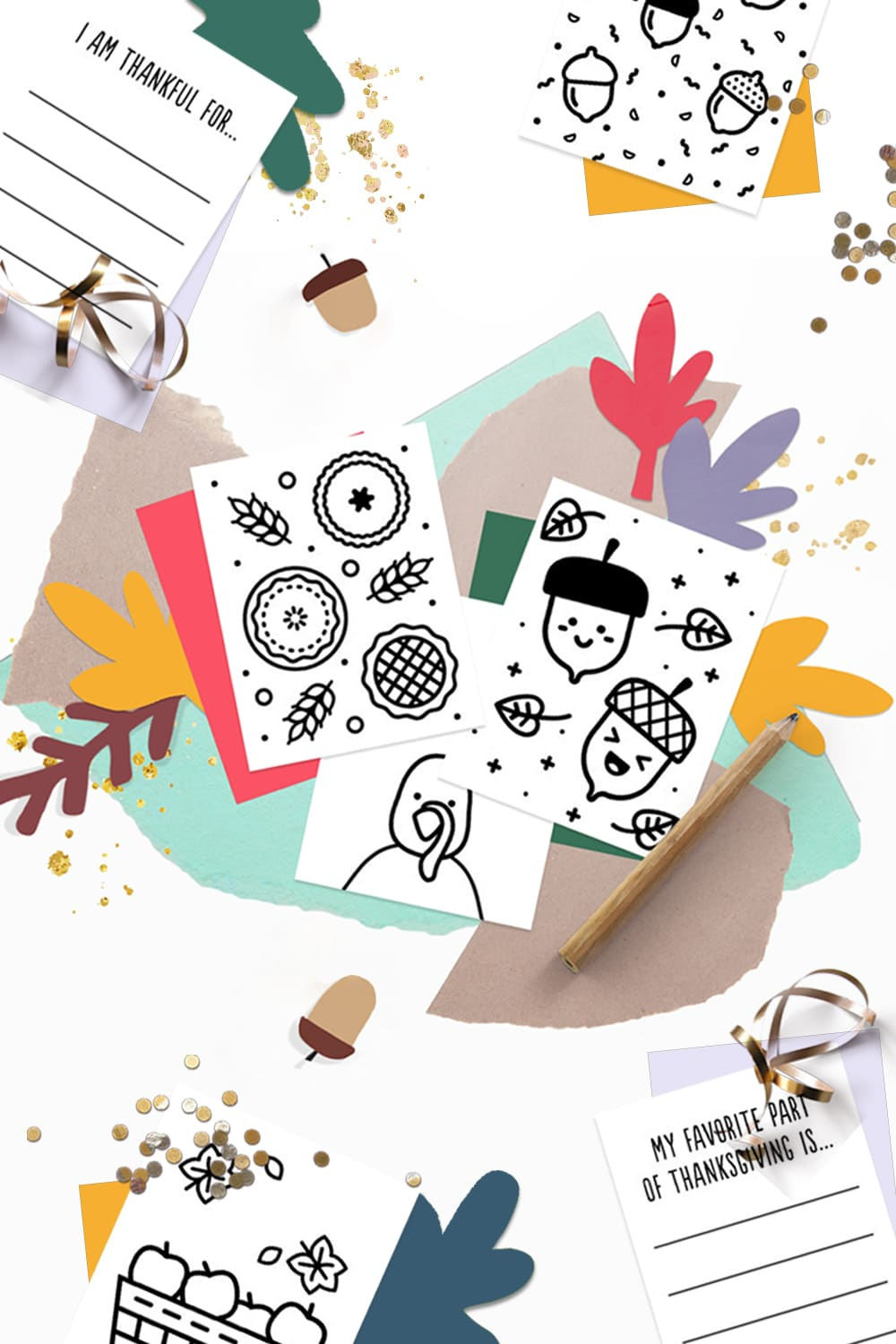 Cute Free Printable Thanksgiving Activity Books For Kids! throughout Free Thanksgiving Mini Book Printable