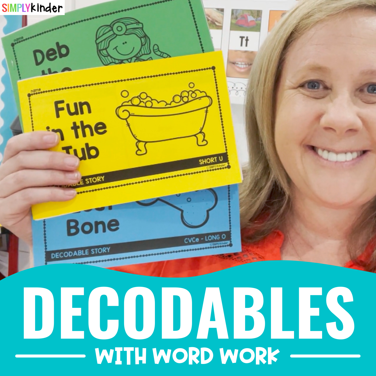 Decodable Readers For Kindergarten - Simply Kinder for Free Printable Decodable Books For Kindergarten
