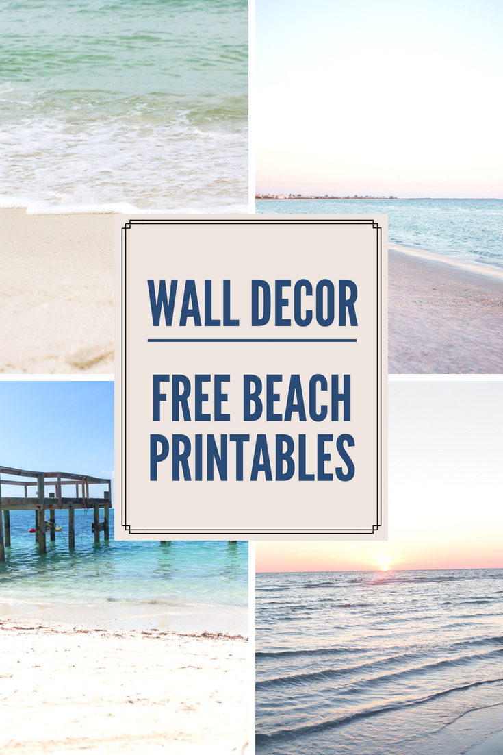 Decorating With Beach Photos - Free Printable Beach Wall Art with Free Printable Beach Pictures
