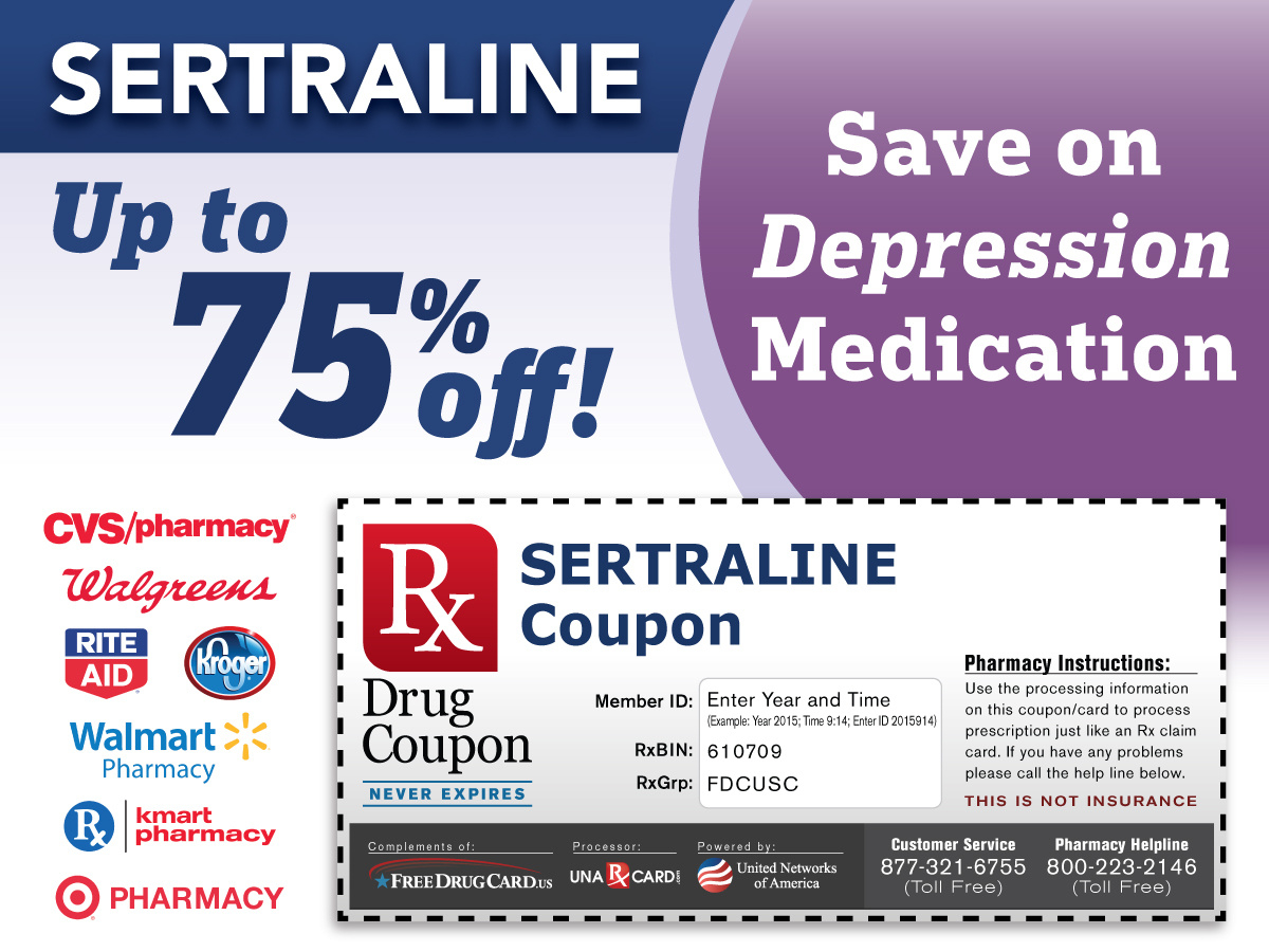 Depression Prescription Coupons With Pharmacy Discounts within Free Printable Prescription Coupons