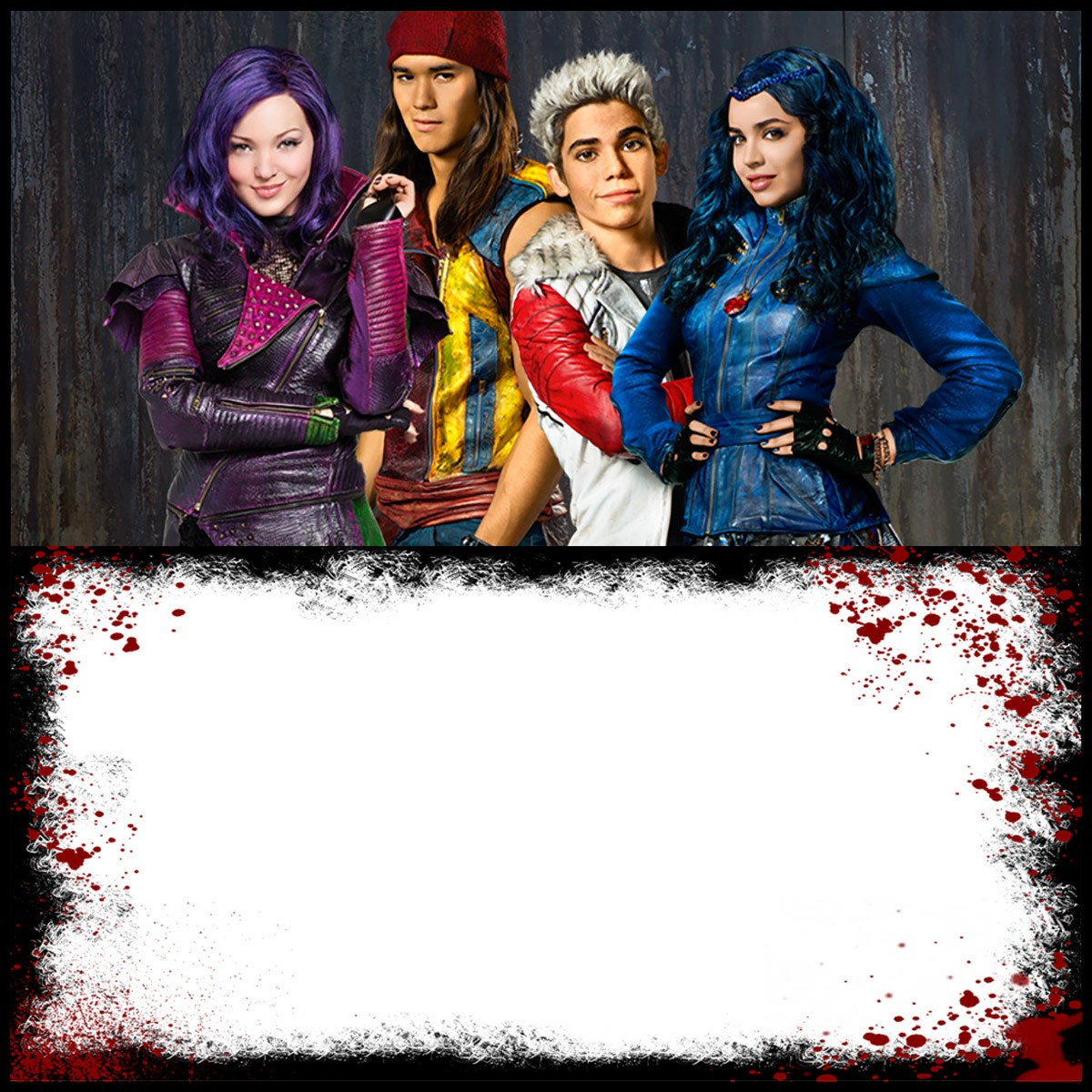 Descendants Invitations Free in Free Printable Descendants Invitations