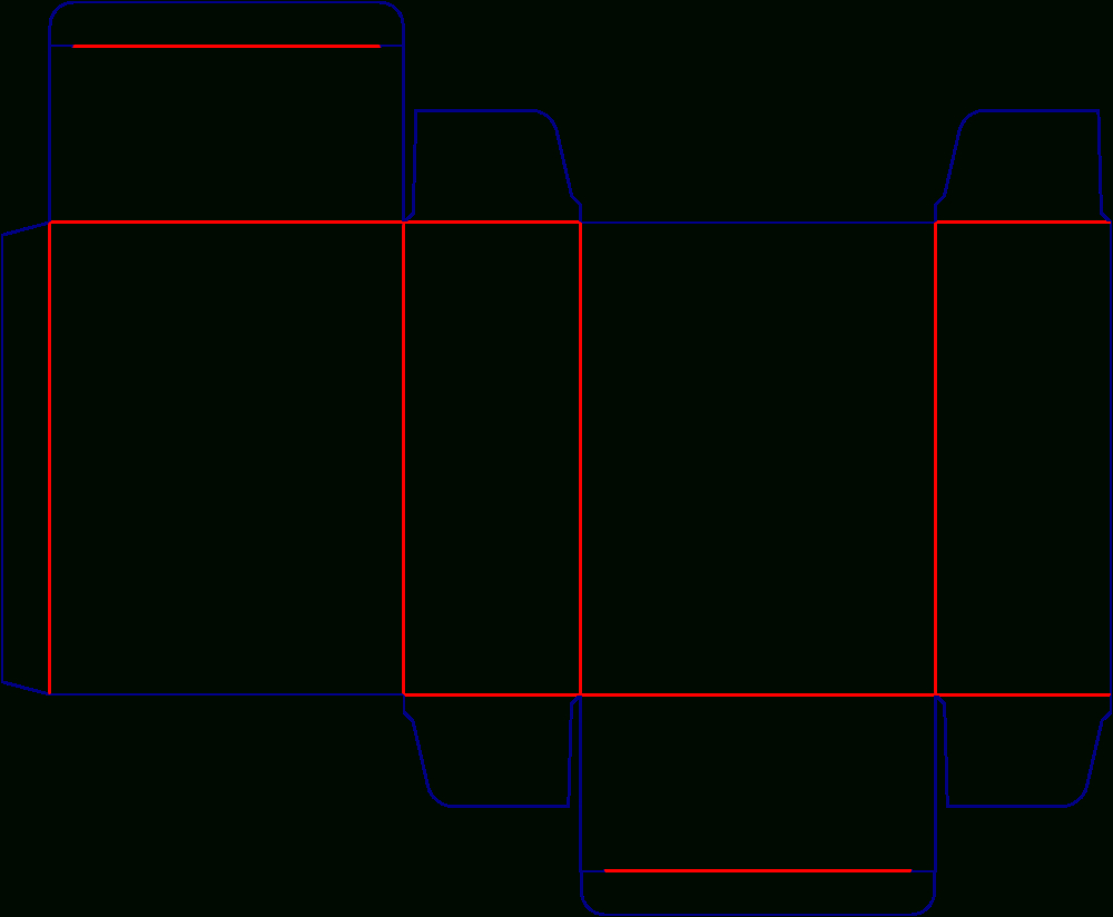 Dielines - Free & Printable Box Templates within Printable Box Templates Free Download