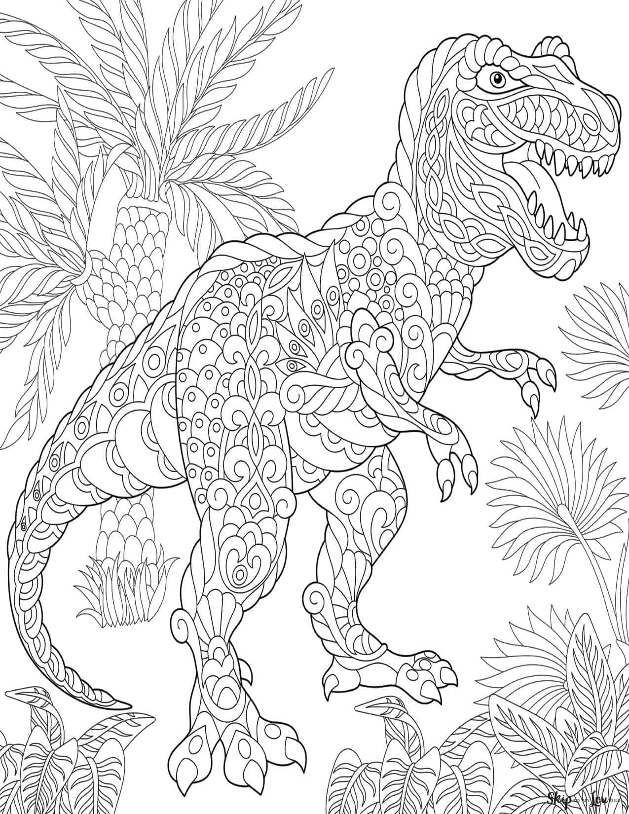 Dinosaur Coloring Pages {Free Printables} | Skip To My Lou with regard to Free Printable Dinosaur Coloring Pages