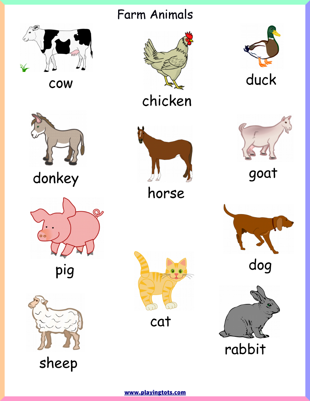 Discover 11 Farm Animal'S And Farm Animals Ideas | Farm, Animal with Free Printable Farm Animal Pictures