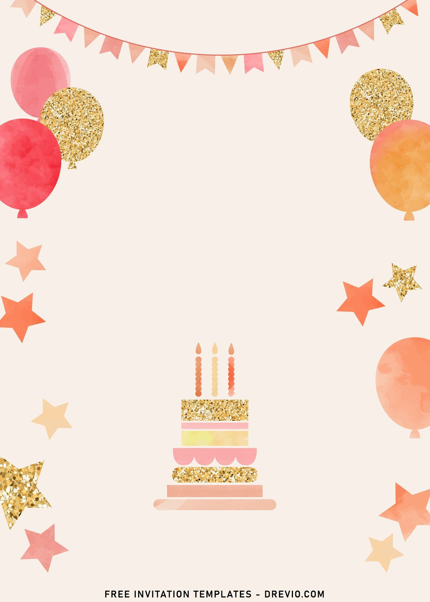 Discover 11 Invitation And Birthday Invitation Card Template Ideas with regard to Free Printable Birthday Invitations Pinterest