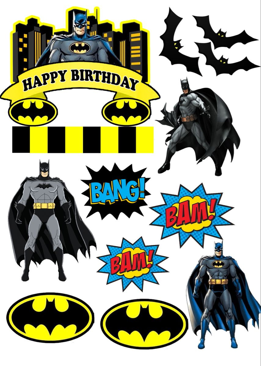 Discover 8 Batman Cake Topper And Printable Batman Logo Ideas in Batman Cupcake Toppers Free Printable