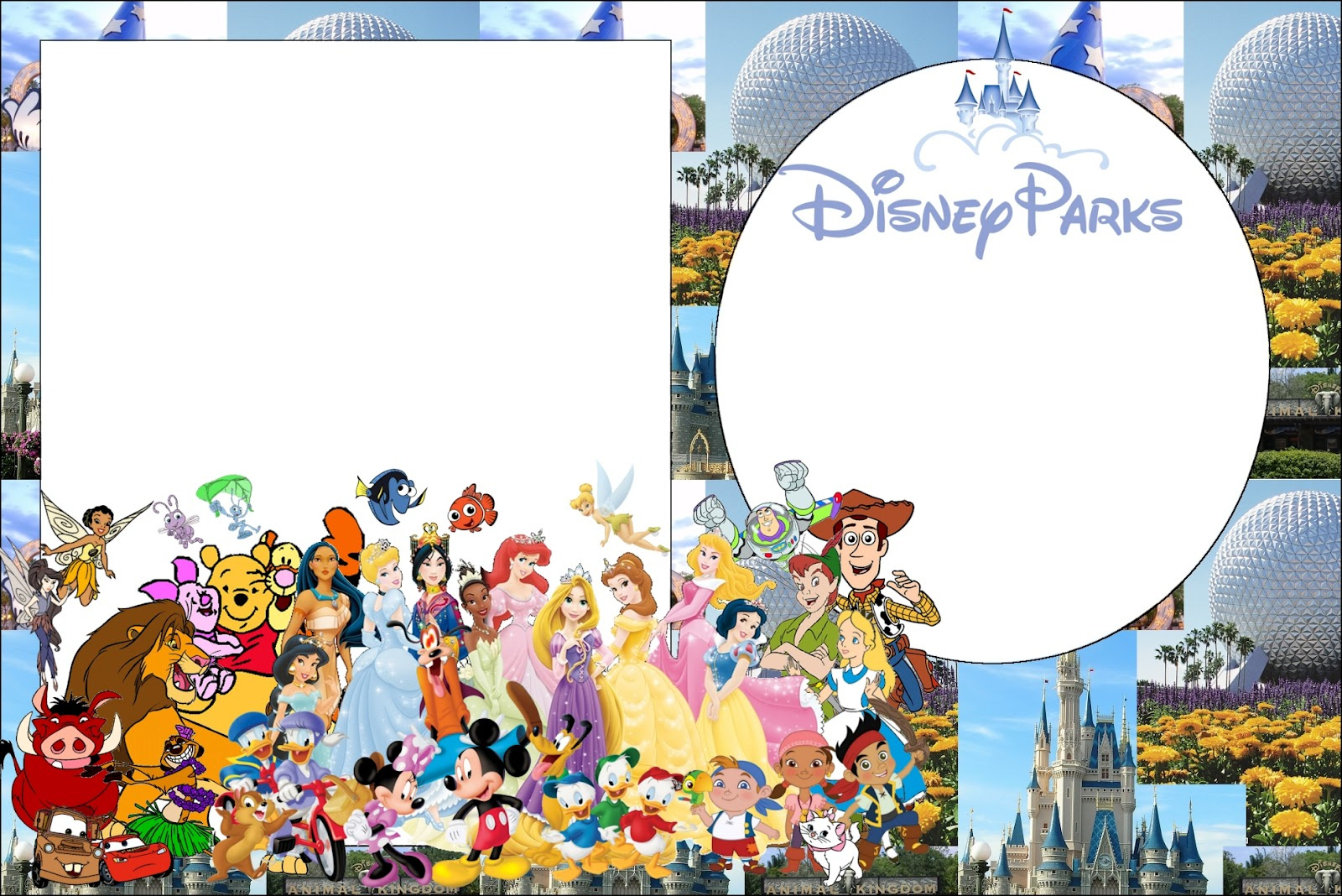 Disney World: Free Printable Invitations. - Oh My Fiesta! In for Free Printable Disney Invitations