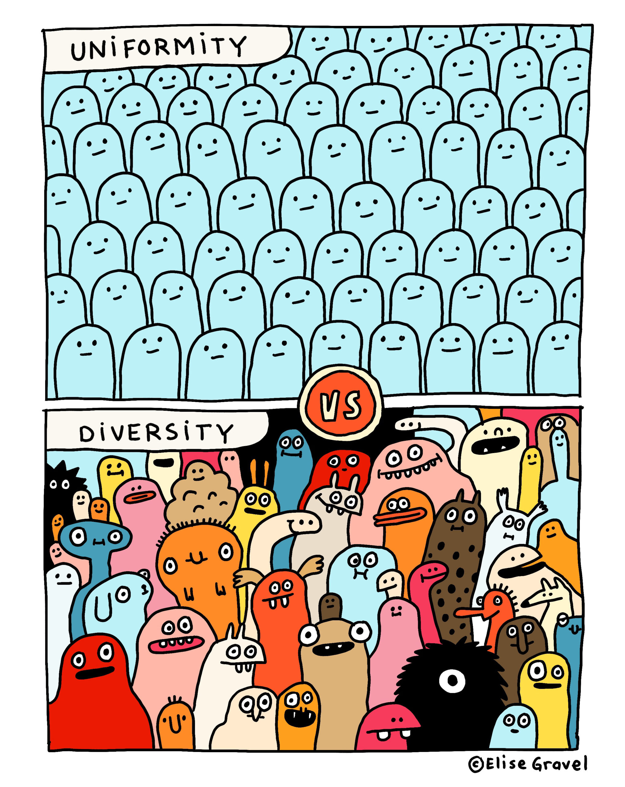 Diversity - Free Printable Poster | Elise Gravel pertaining to Free Printable Posters