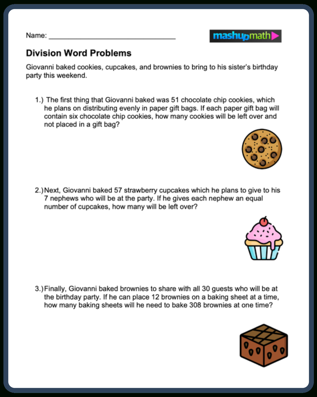 Division Word Problems—Free Worksheets For Grades 3-5 — Mashup pertaining to Free Printable Division Word Problems Worksheets For Grade 3