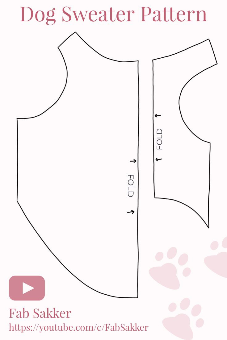 Diy Dog Sweater Tutorial + Free Pattern with regard to Free Printable Dog Coat Sewing Patterns