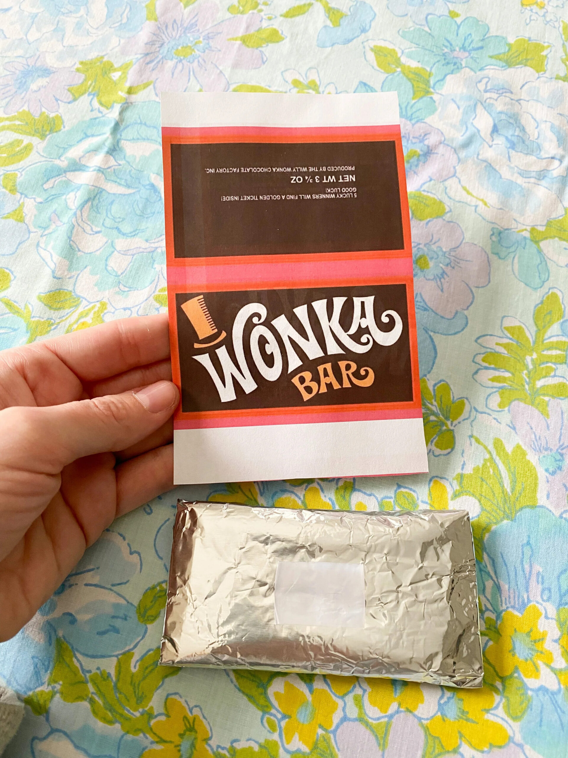 Diy Wonka Bar Craft + Free Printable — Emily Retro - Vintage And within Wonka Bar Wrapper Printable Free